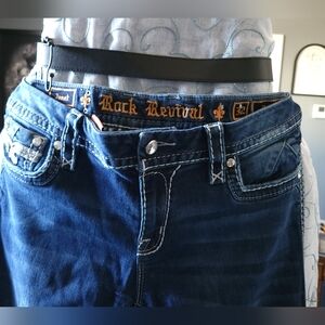 Womens Rock Revival Jeans! Janet Boot Cut Size 32 NWOT!